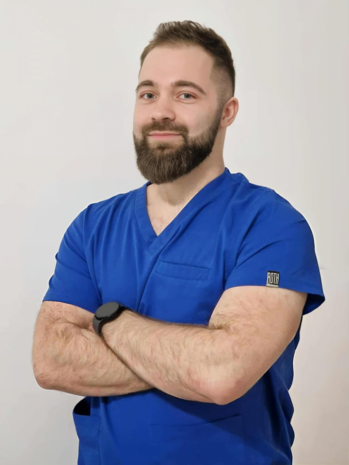 Fizjoterapeuta Kamil Tyrna