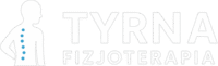 Logo Tyrna Fizjoterapia – wersja biała